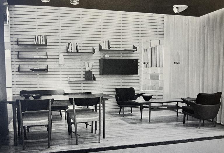 Ib Kofod-Larsen, a rare armchair model 423, Christensen & Larsen, Denmark, 1950s.