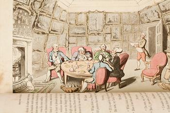 BÖCKER, 3 st, "The Tour of Doctor Syntax..." av William Coombe, London 1820.