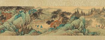 Unidentified artist, A Landscape, China, circa 1900.