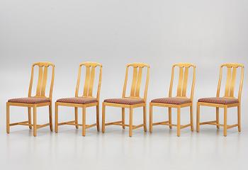 Carl Malmsten, a set of ten 'Ambassadör' chairs, Åfors Möbelfabrik AB, Sweden.