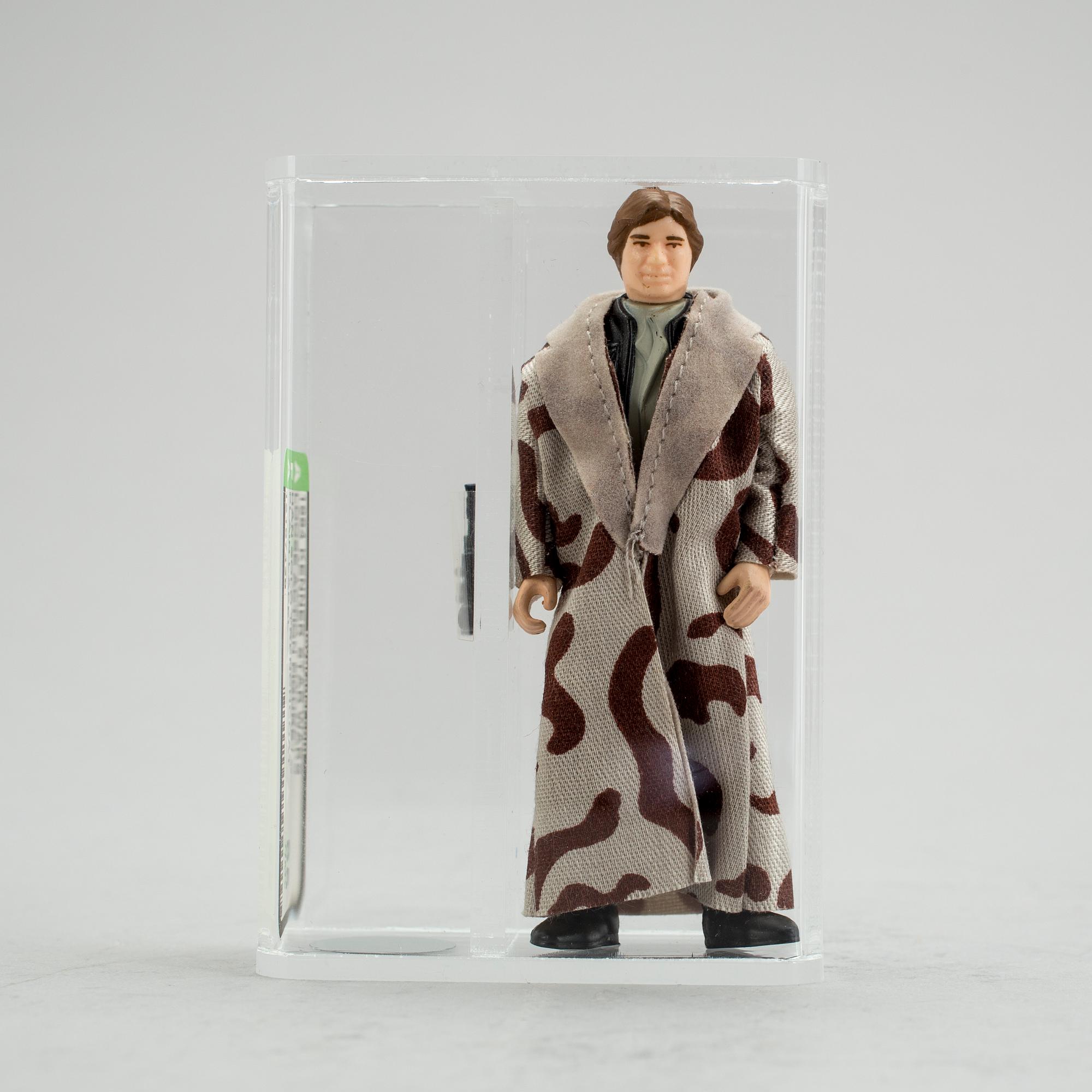 STAR WARS, 5 stycken actionfigurer, AFA-graderade, Kenner 1980-tal.