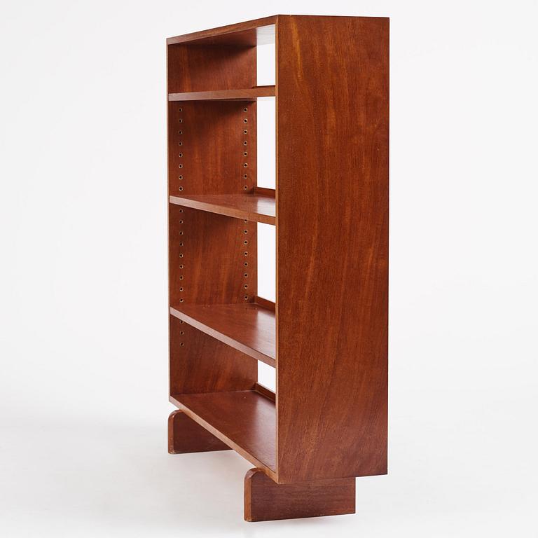 Josef Frank, a mahogany bookcase, Firma Svenskt Tenn, mid-20th century.