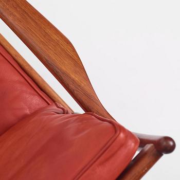 Ib Kofod-Larsen, a pair of rosewood "Samsö" armchairs, Olof Persons Fåtöljindustri (OPE), Jönköping, 1960s.