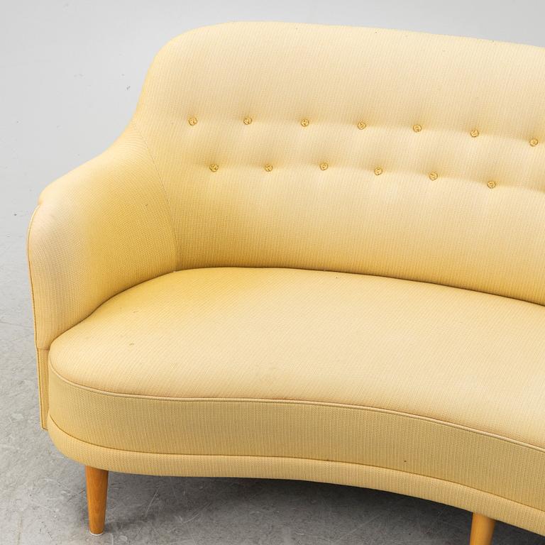 Carl Malmsten, a sofa, 'Samsas rund', AB O.H. Sjögren, Tranås.