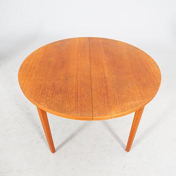 A Bertil Fridhagen fice pcs of Reno teak dining suit from Bodafors möbler 1950/60s.