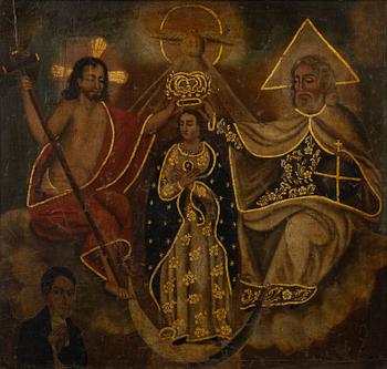 Unknown artist, 19th century. Marie crowning.