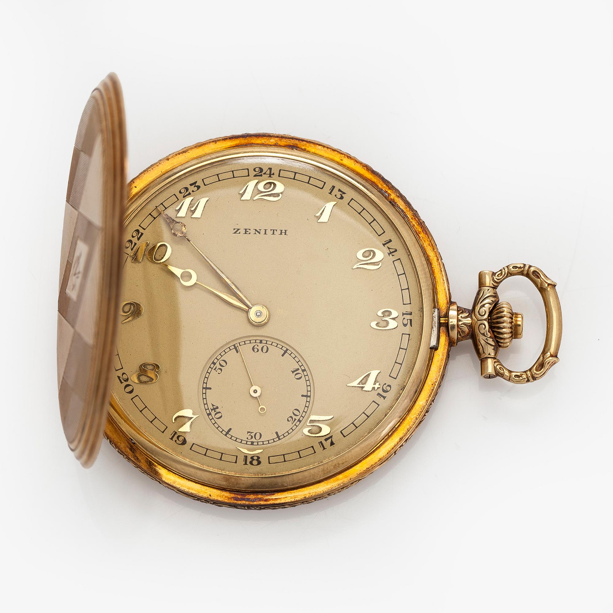 Zenith, taskukello, savonette, 50 mm.