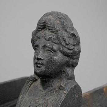 ELDHUNDAR, ett par, empirestil, 1900-tal.