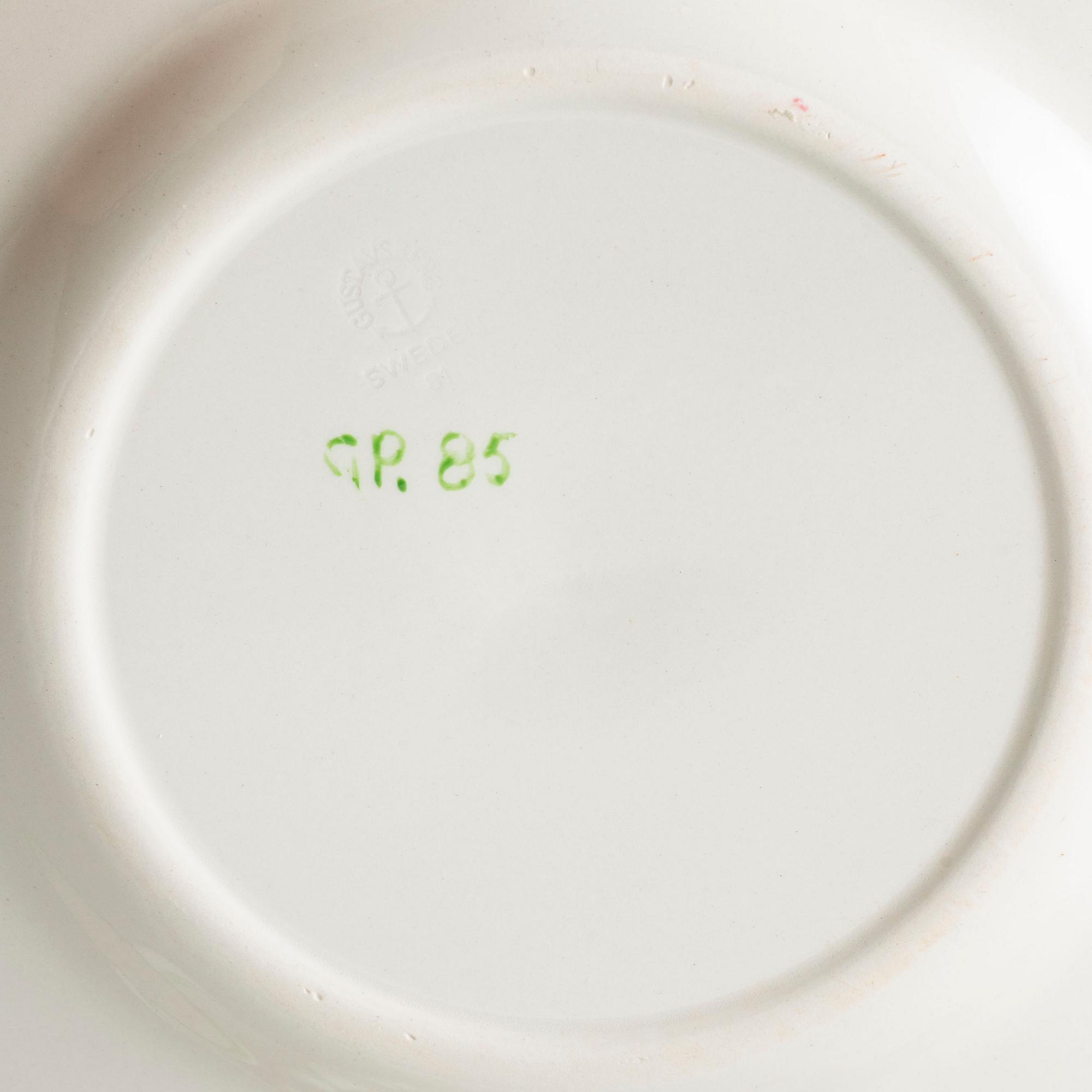 A Swedish Christmas porcelain dinner service "God Jul", 19-pieces, Gustavsberg.