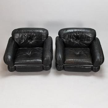 Kurt Hvitsjö, A pair of 1970's 'Hannibal' armchairs for Isku.