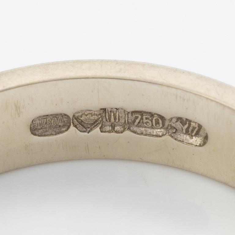 Lapponia, ring, 18K guld och vitguld, Finland 1976.