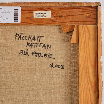 Werner Janson, "Pälskatt, kattfan, blå perser".