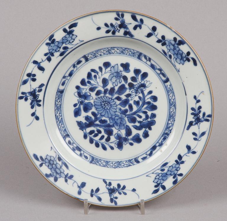 TALLRIK, porslin, Kina, Qianlong, 1700-tal.