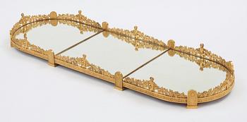 A French Empire early 19th century dinner plateau in the manner of Pierre Philippe Thomire.