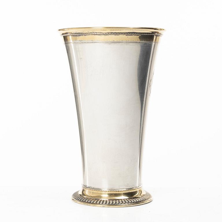 C.G. Hallberg, Beaker, silver, Stockholm 1937.