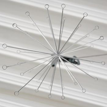 Poul Kjaerholm, ljuskrona, "PK 101", E. Kold Christensen, Danmark, 1960-tal.