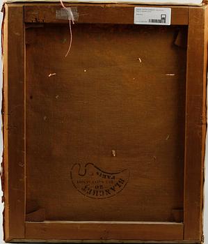 ANTON GENBERG. Olja på duk. Sign A. Genberg, Grez.