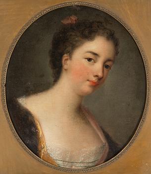 1080. ROSALBA CARRIERA, kopia efter, olja på duk.