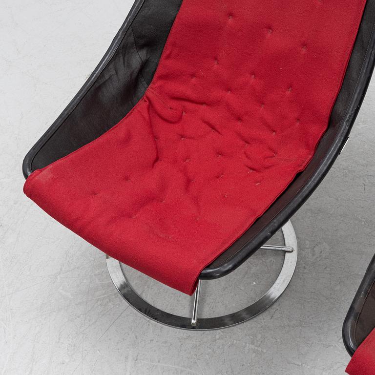 Bruno Mathsson, armchairs, a pair, "Jetson", second half of the 20th century.