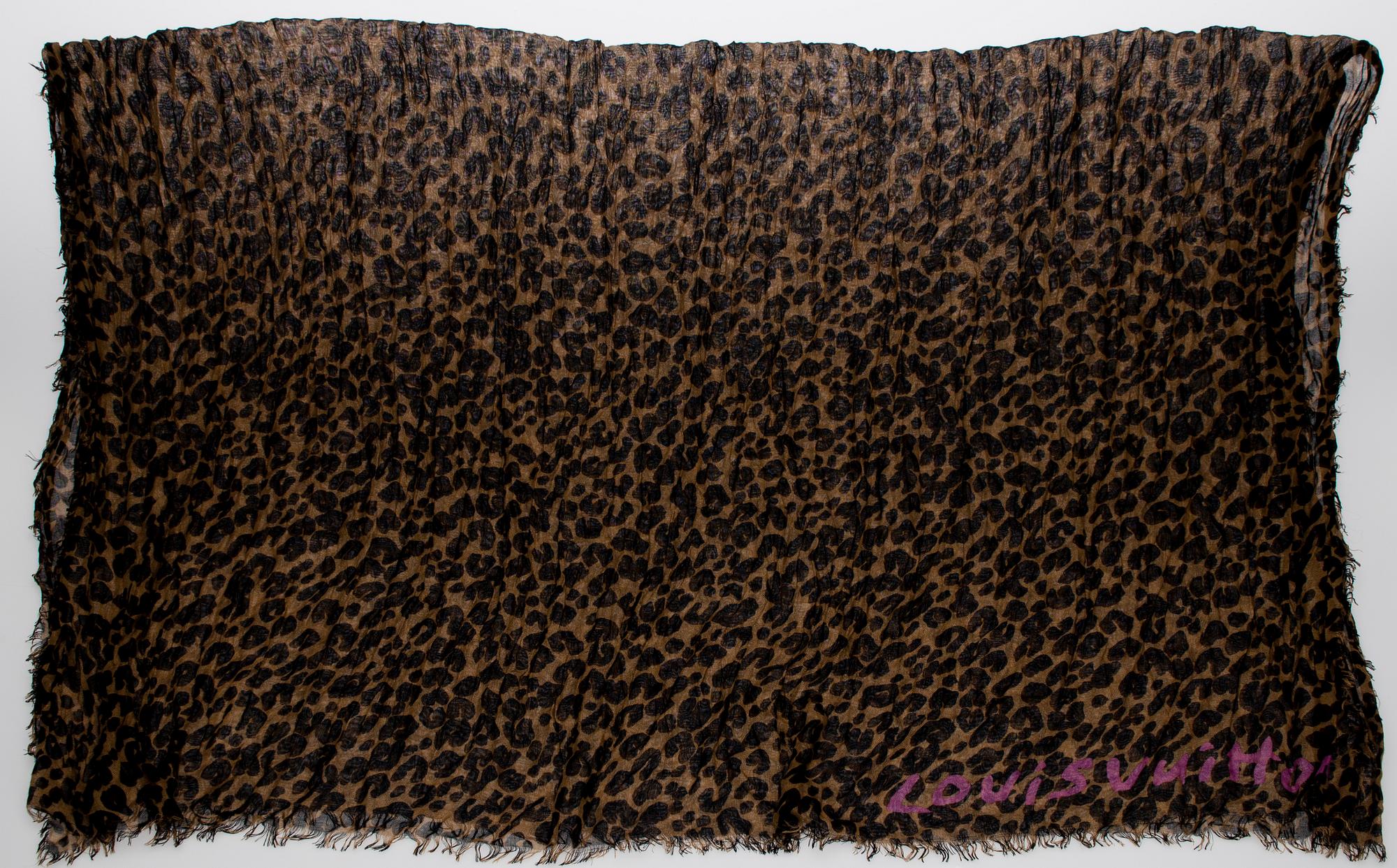 SCARF, "Leopard Stole", Louis Vuitton.