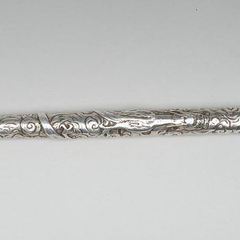 OPIUMPIPA, silver. Japan, Meiji (1868-1912).