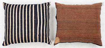 a pair of bags/cushions, Gendje, South Caucasus, c. 50 x 58 cm.