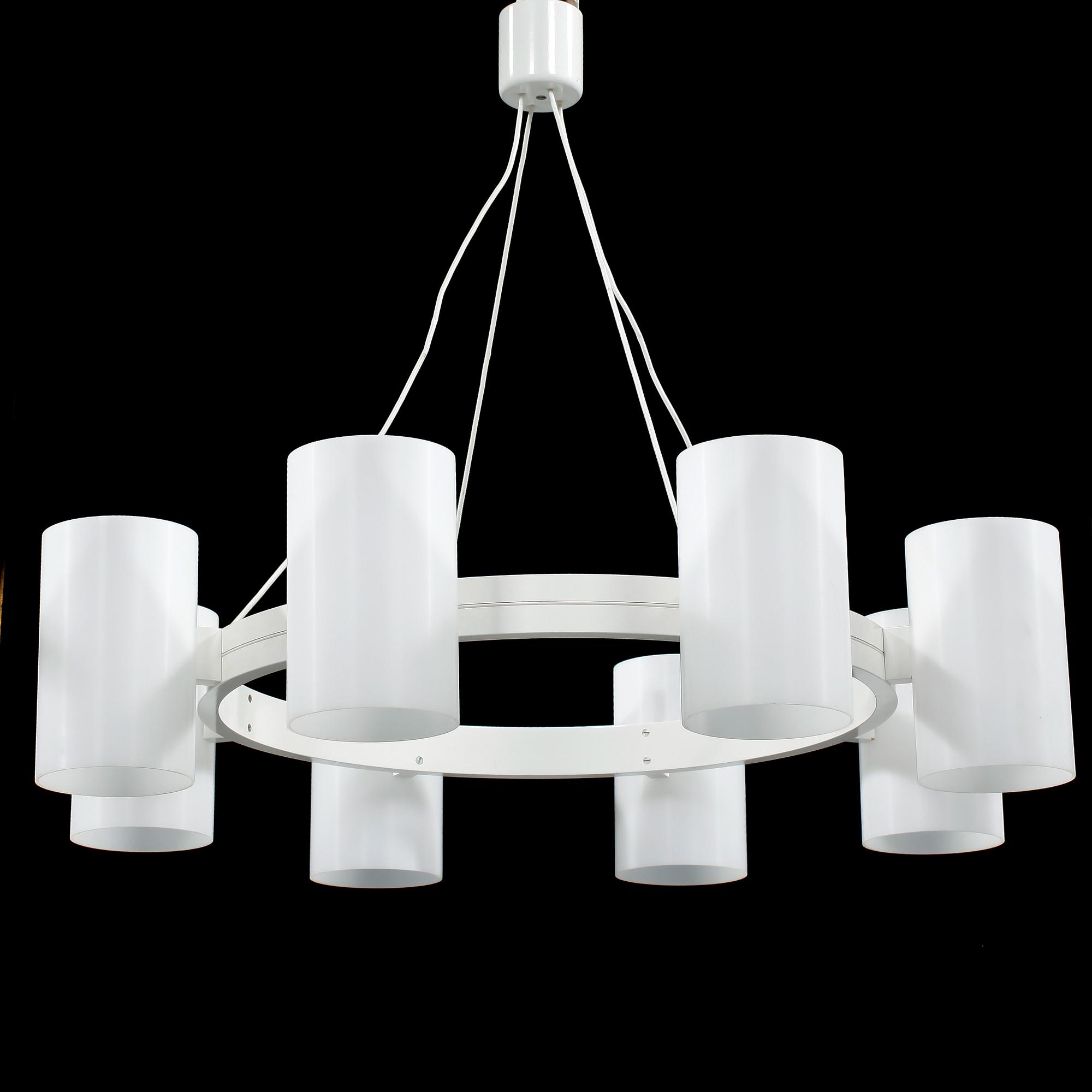 TAKLAMPA, "Taklampa 587/Cylinder Ringkrona", Luxus, 1900-talets andra hälft. Höjd 24 cm.