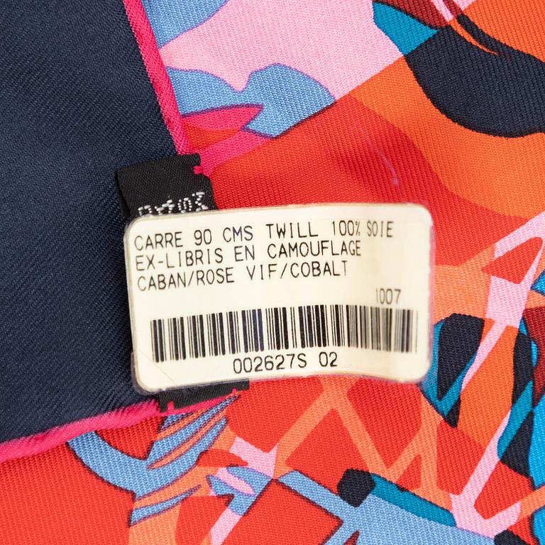 Hermès, scarf, "Ex-Libris En Camouflage".