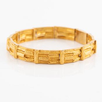 Lapponia bracelet 18K gold, design by Björn Weckström.