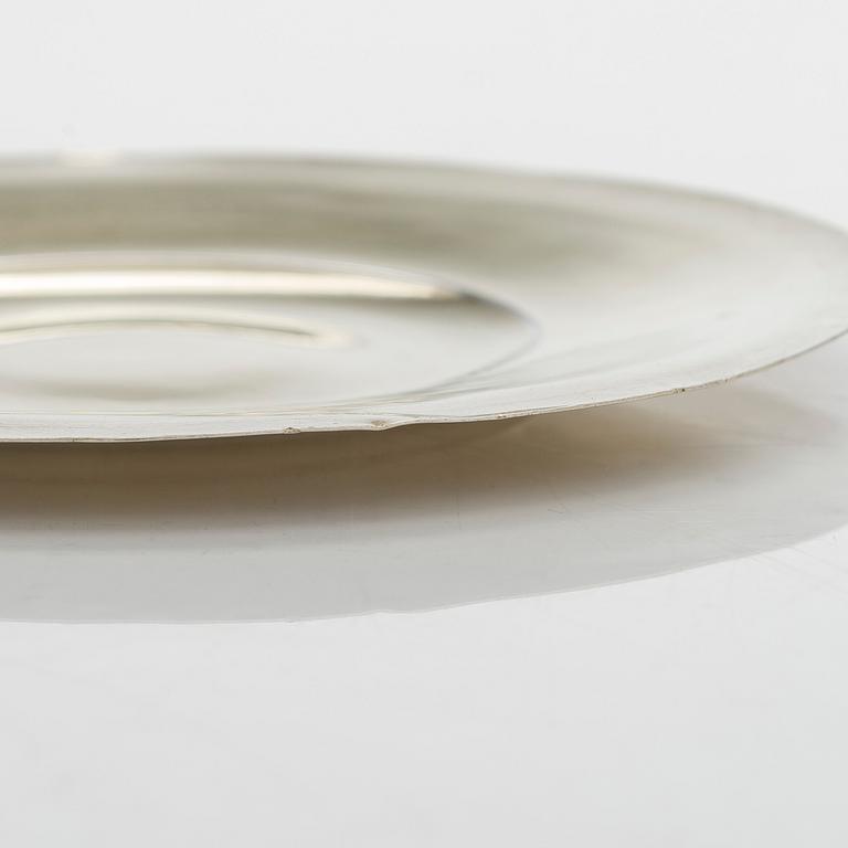 Nattvardskalk med paten, silver, Paris 1798-1809 och Frankrike 1800-tal. I schatull.