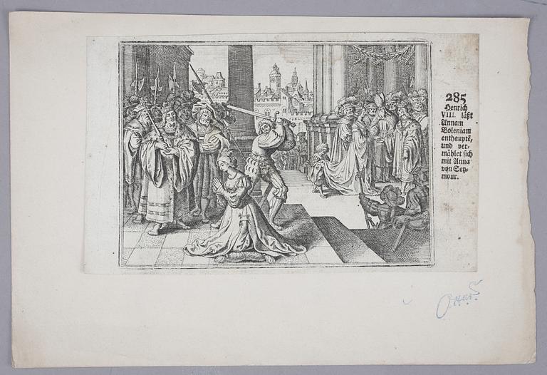 GRAVYRER, ca 80 st, Matthäus Merian, die Historische Chronik "Theatrum Europaeum", 1618.