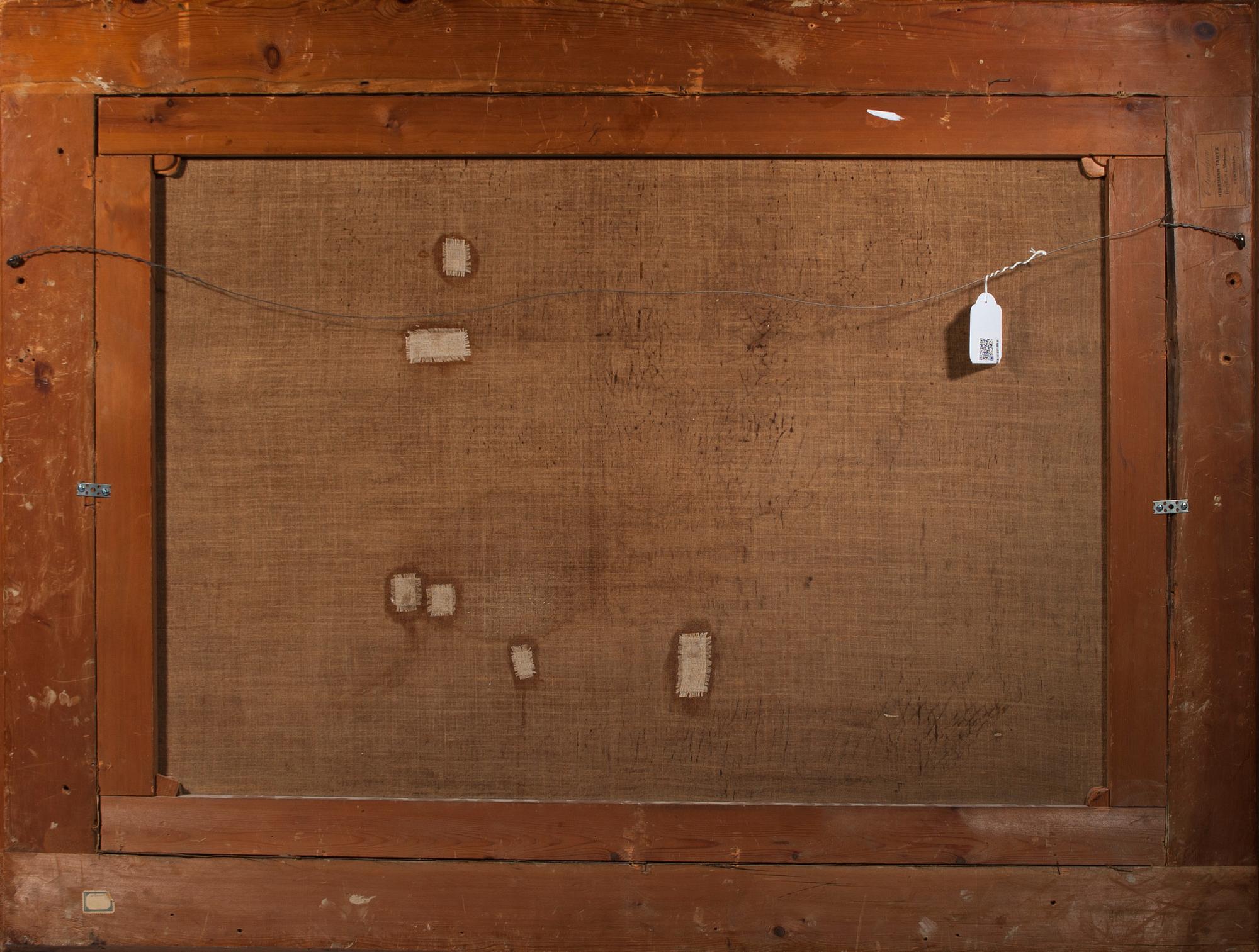 OKÄND KONSTNÄR, olja på duk.