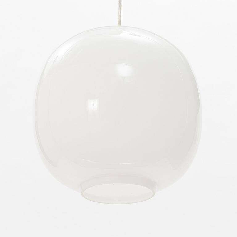 Vilhelm Lauritzen, a 'Radio Pendel' glass ceiling light, Louis Poulsen, Denmark, second half of the 20th Century.