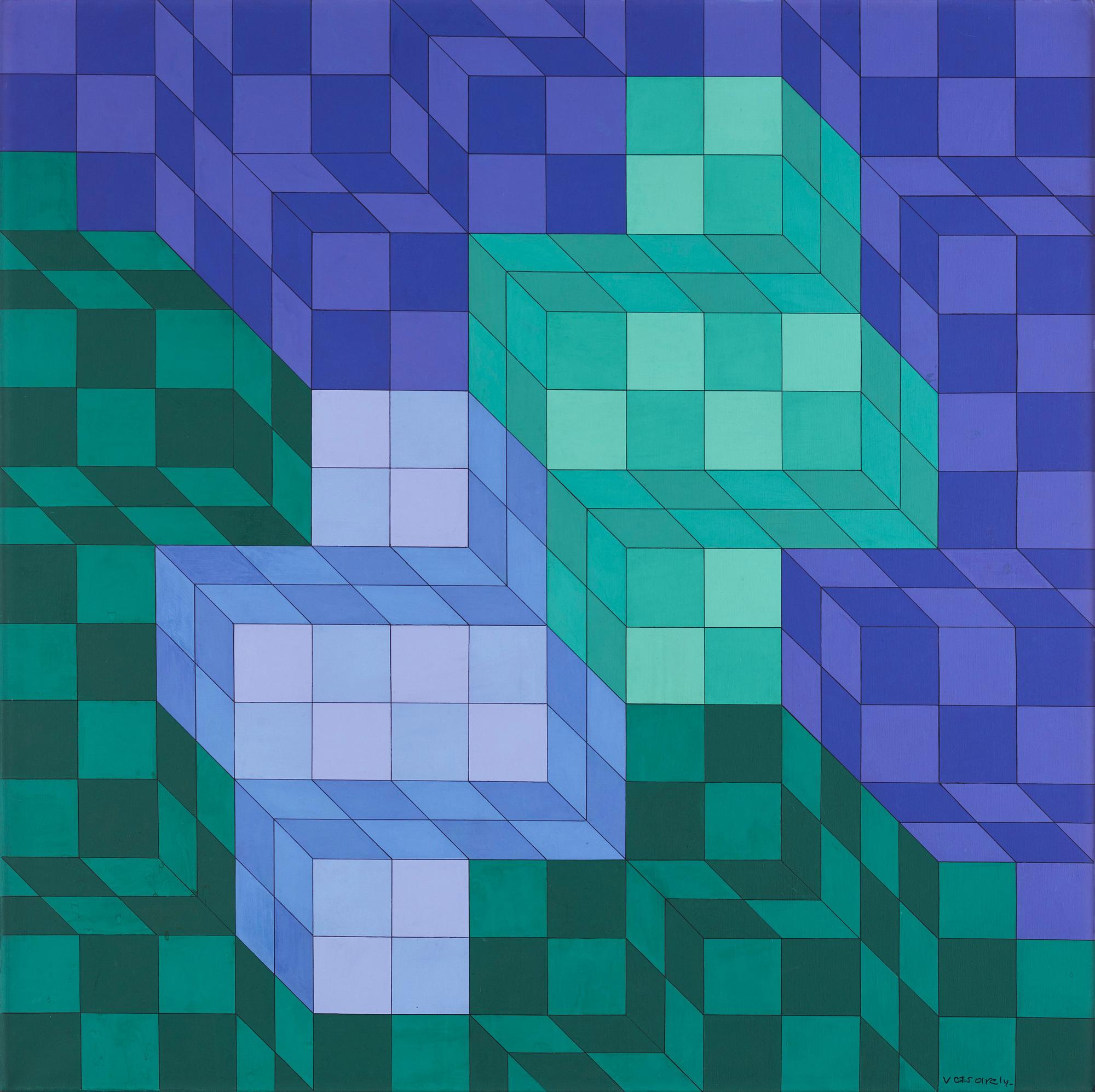 Victor Vasarely, ”Sixton”.