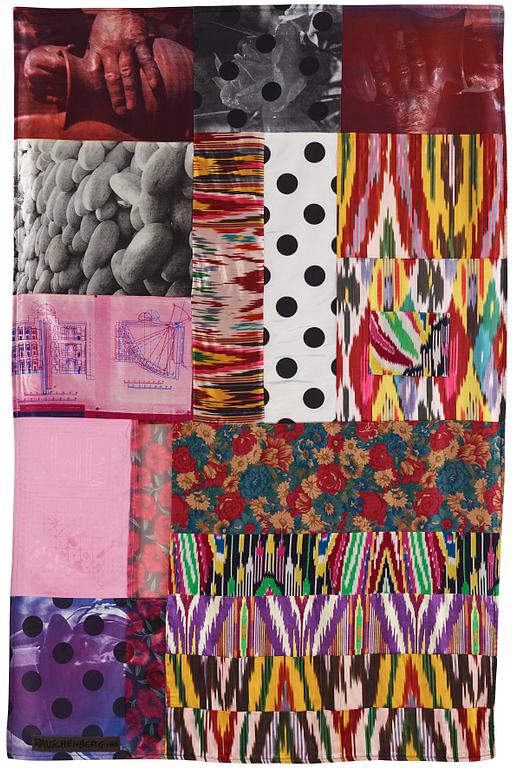 Robert Rauschenberg, "Samarkand Silks lV".