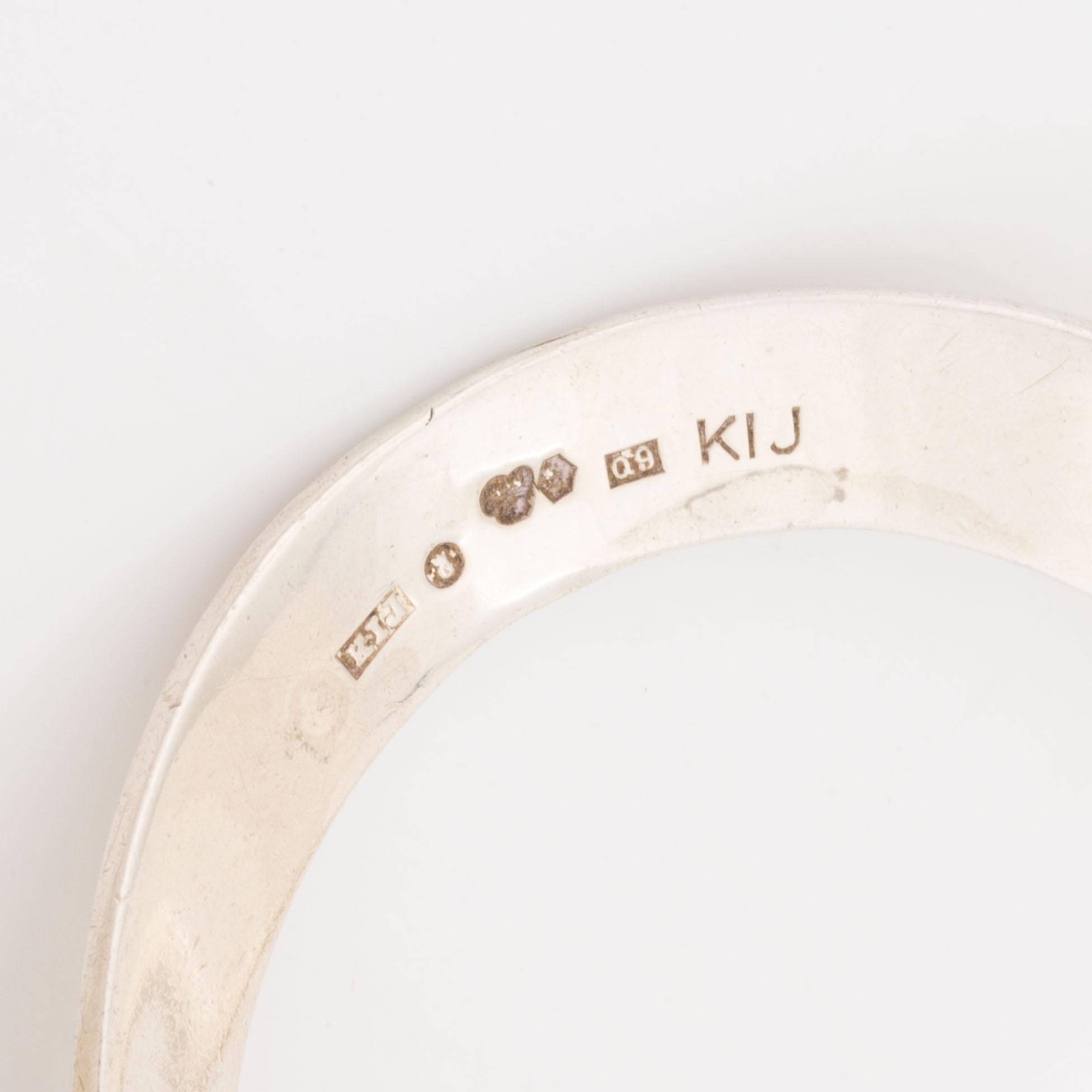 Karl-Ingemar Johansson, armband, silver, cirklar.