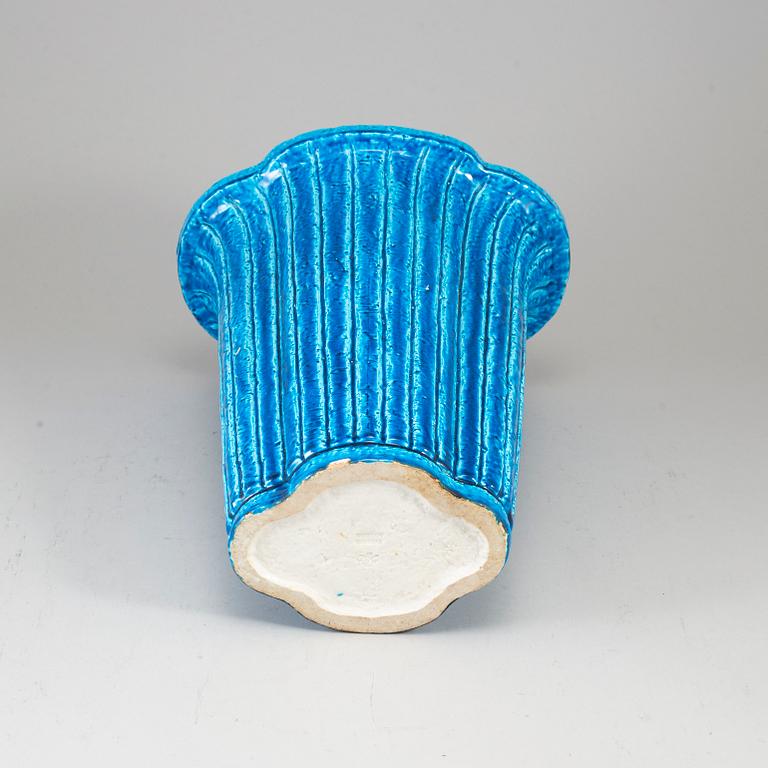 GUNNAR NYLUND, golvvas, chamotteterat stengods, Rörstrand, 1900-talets andra hälft.