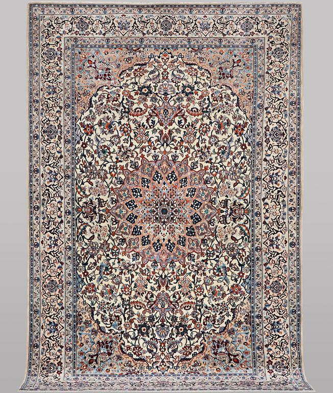 Matta, Nain, part silk, 9 laa, ca 344 x 213 cm.