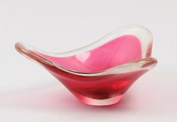 SKÅL, glas. "coquille", Flygsfors.