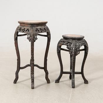 Pedestals 2 pcs China 20th century.