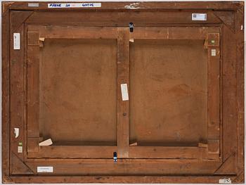 Vilhelm Victor Bille, Steamship sailing on a reach.