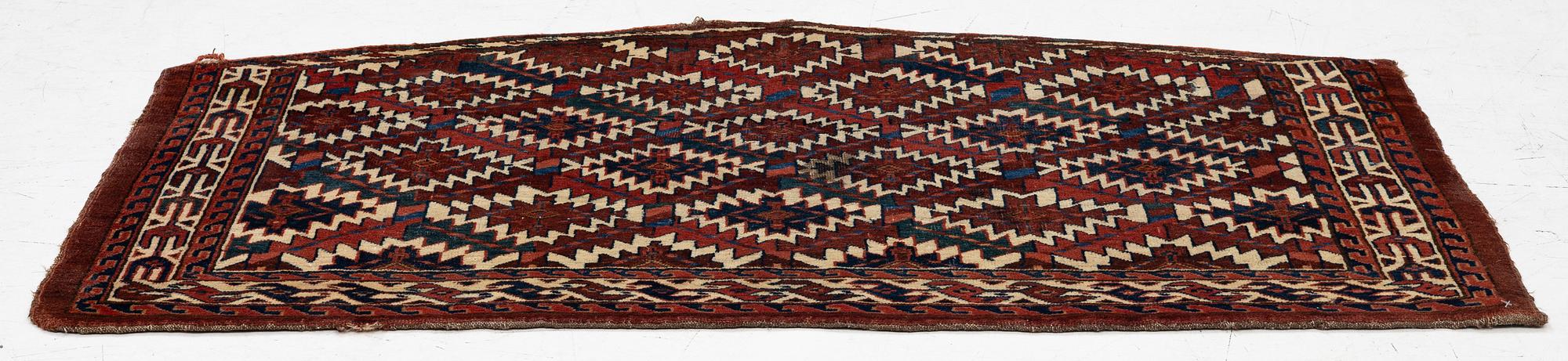 A Yomud Asmalyk, north Turkmenistan, c. 120 x 60 cm.