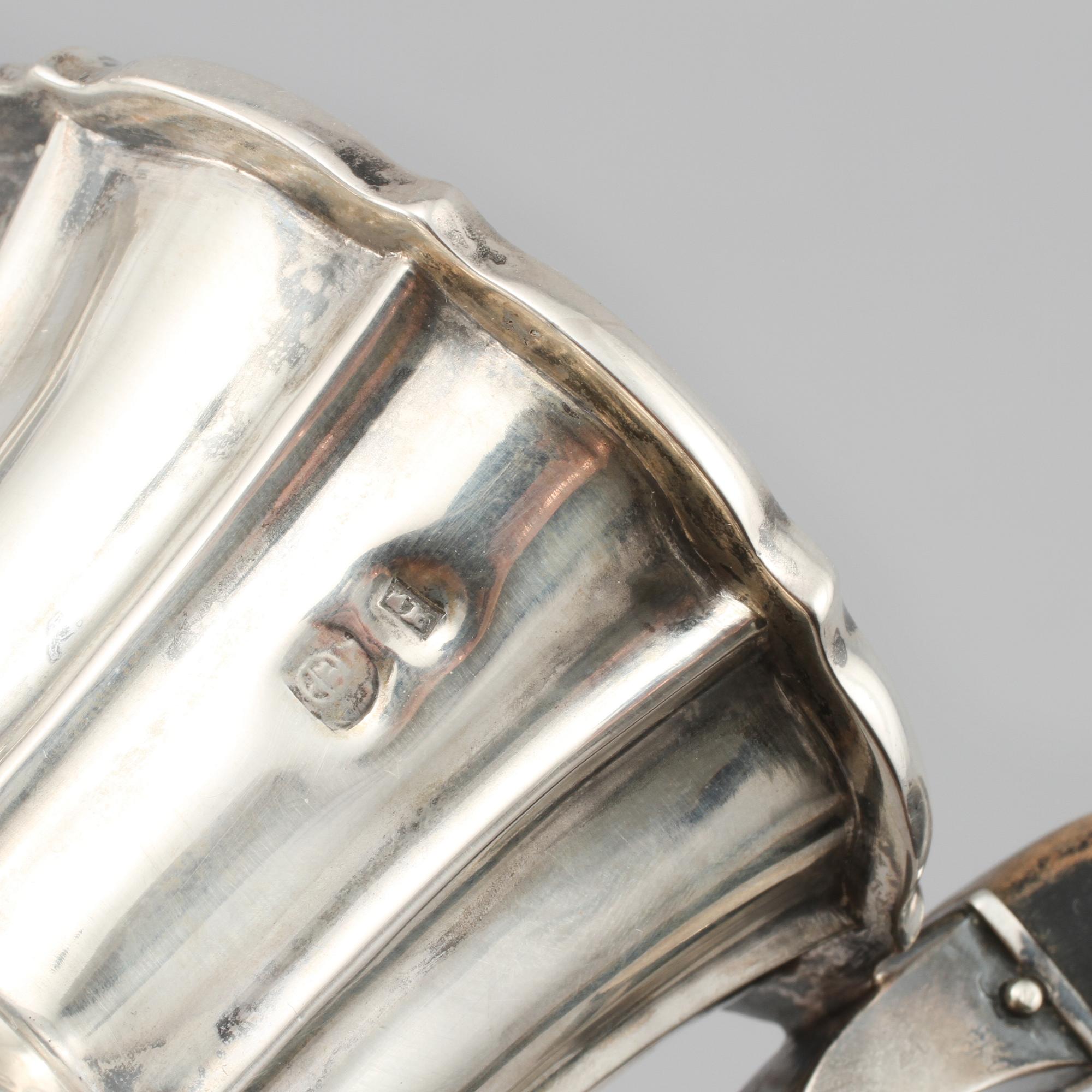 KAFFEKANNA, silver, Wien, Österrike, 1800-tal, vikt 105 gram.