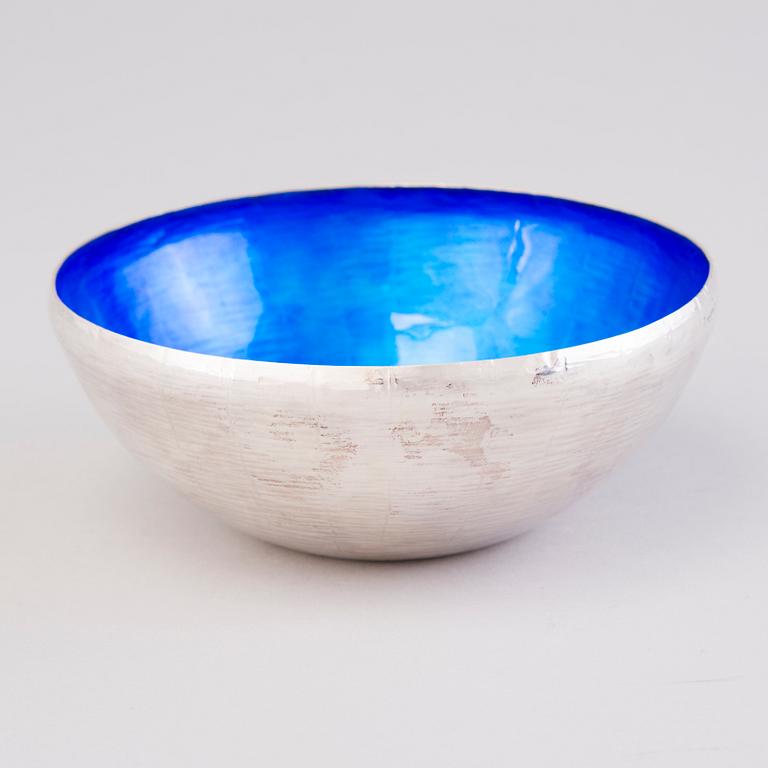 EVA HIDSTRÖM, MALJA, sterlinghopeaa ja emalia, Kultakeskus, Hämeenlinna 1972.