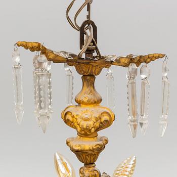 An Oscarian chandelier, late 19th century.