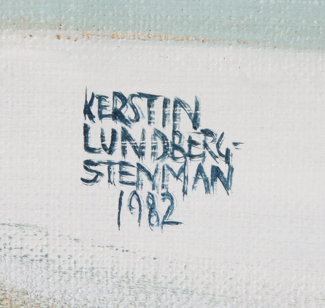 KERSTIN LUNDBERG-STENMAN, olja på duk, sign o dat 1982.