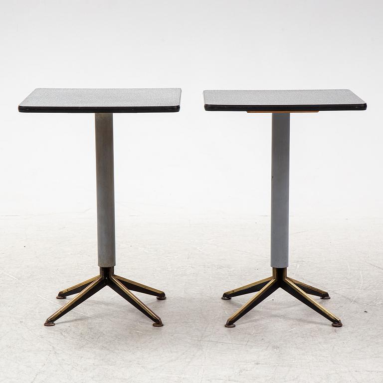 A pair of café tables, Hymabolager, Sweden, 1950's/60's.