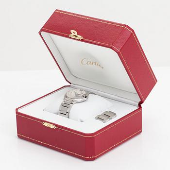 Cartier, Ballon Bleu de Cartier, wristwatch, 36 mm.