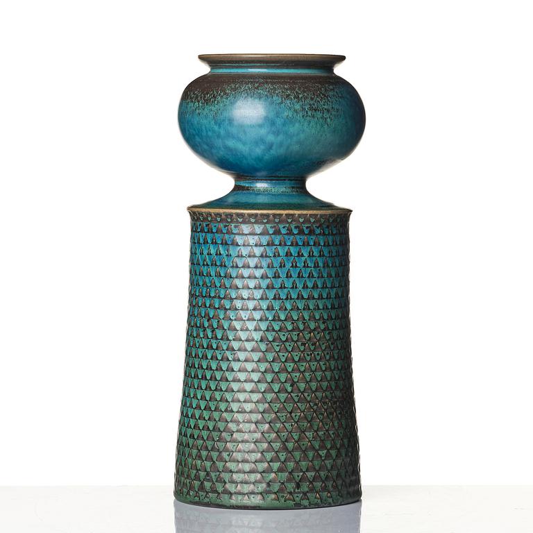 Stig Lindberg, vas, stengods, Gustavsbergs Studio 1962.