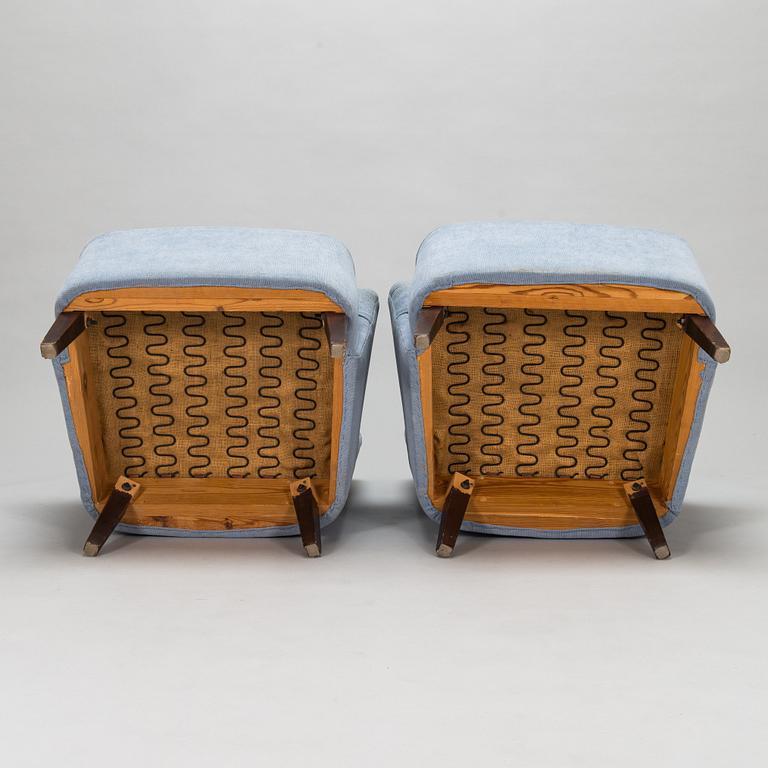 Fåtöljer, ett par, 1900-talets mitt.